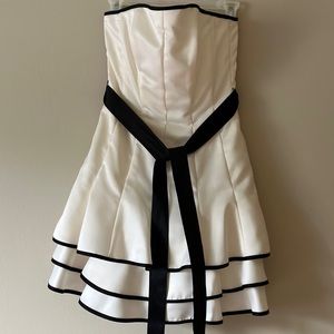 Strapless cocktail dress